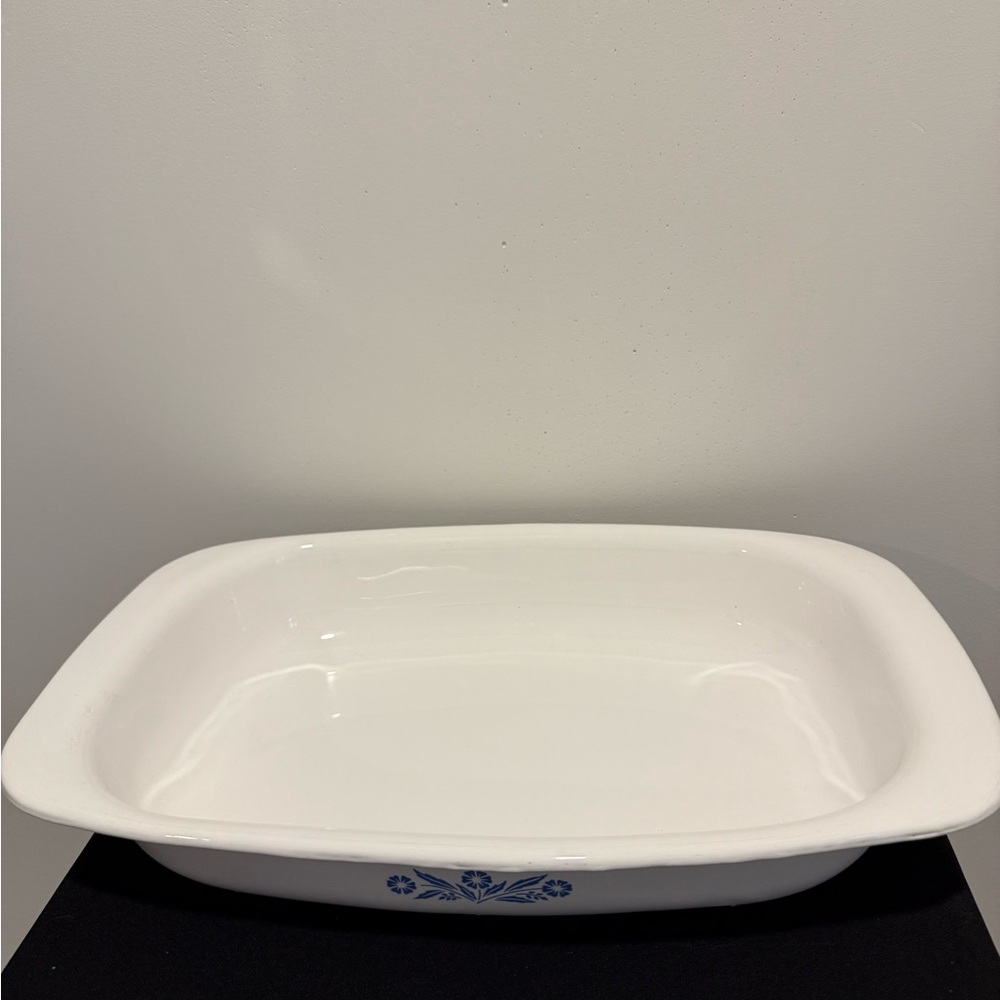 Corning Ware blue cornflower roaster P-21 - Picture 2 of 5